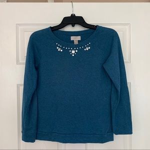 Loft jeweled sweater